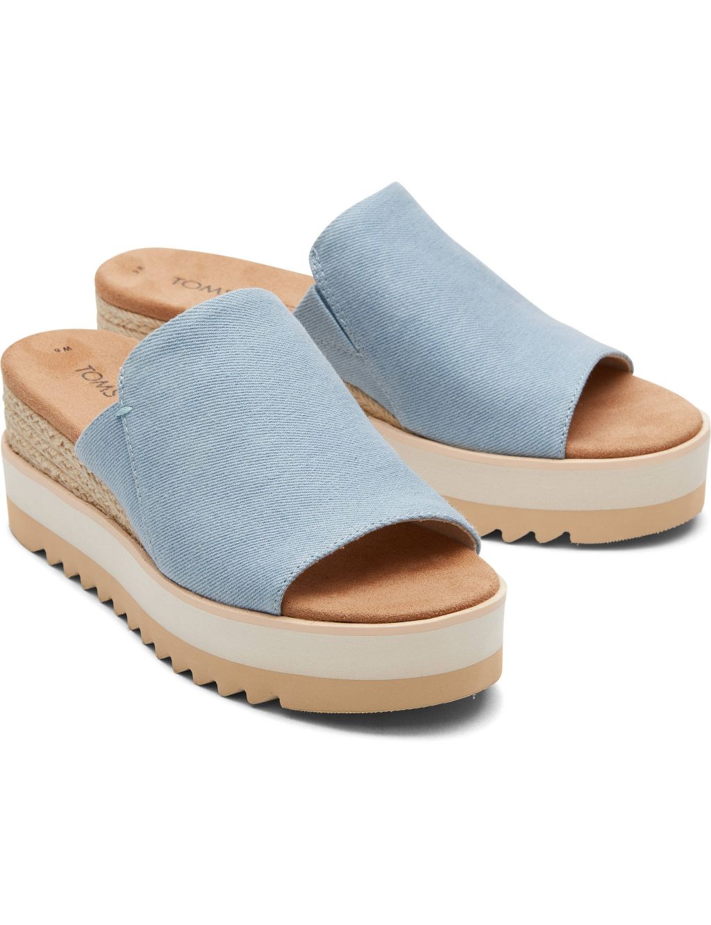 Canvas Wedge Mules image 2