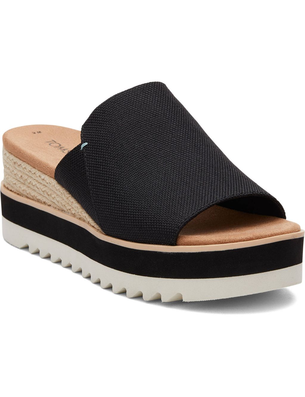 Canvas Wedge Mules image 2