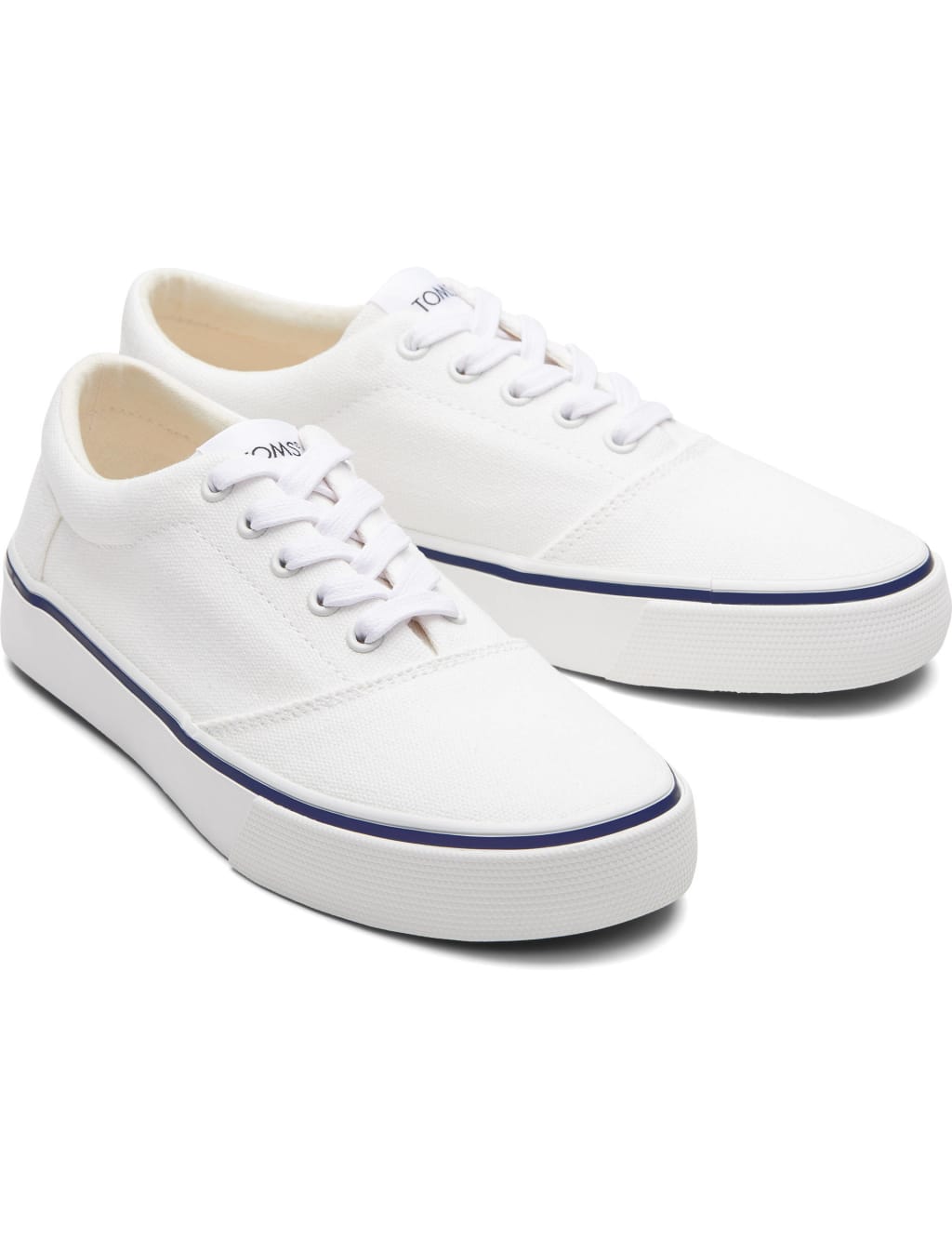 Canvas Lace Up Trainers image 2