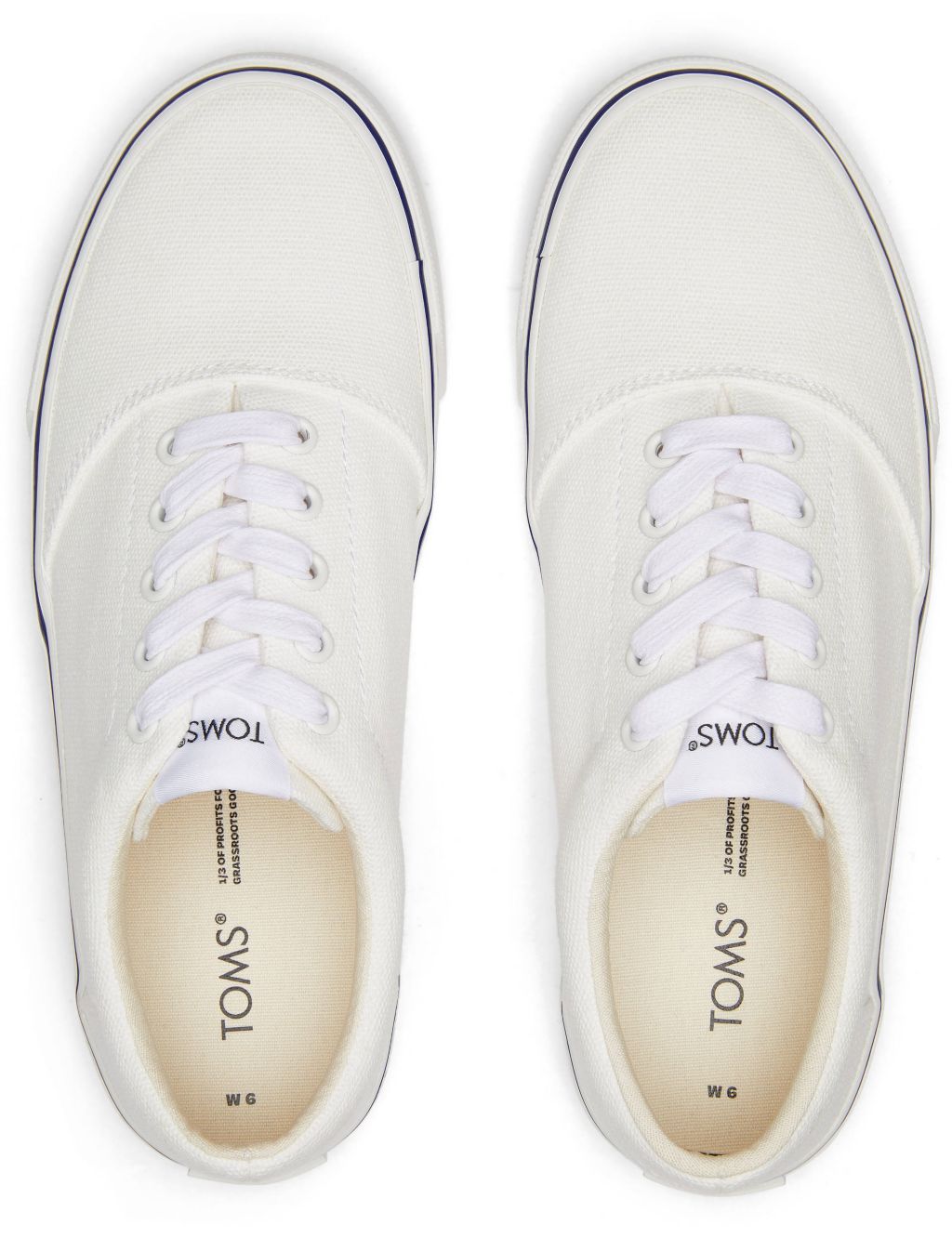 Canvas Lace Up Trainers image 4