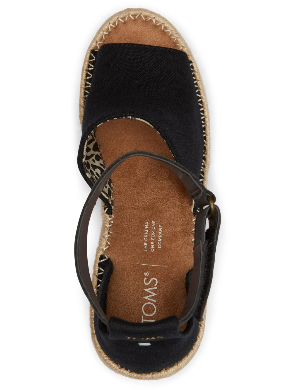 Canvas Ankle Strap Wedge Espadrilles image 4