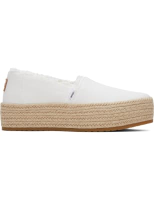 Canvas Flatform Espadrilles