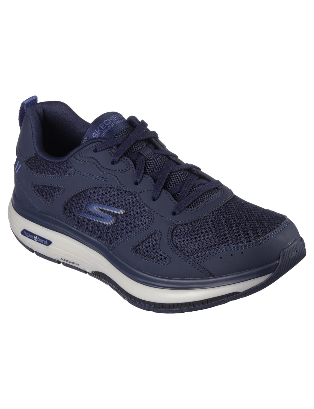 GO WALK Workout Walker Leather Trainers image 2