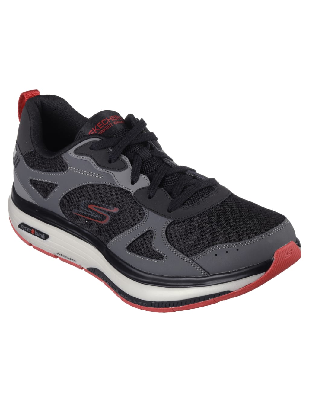 GO WALK Workout Walker Leather Trainers image 2