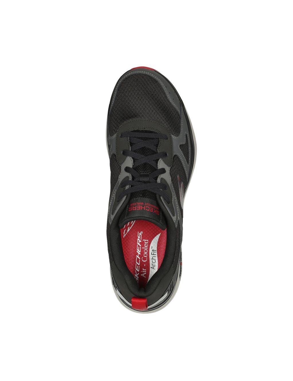 GO WALK Workout Walker Leather Trainers image 3