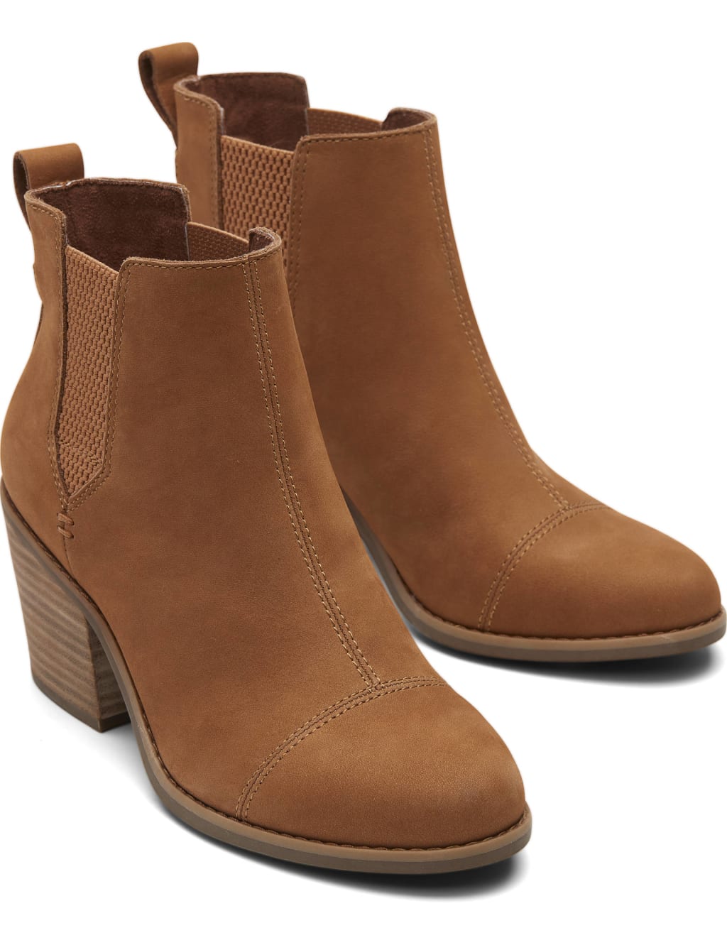 Leather Block Heel Ankle Boots image 2