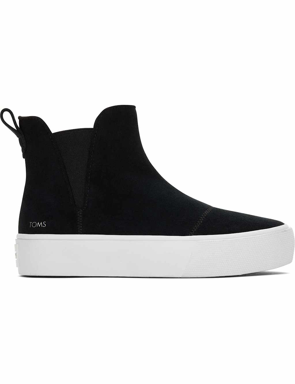 Leather Platform High Top Trainers image 1