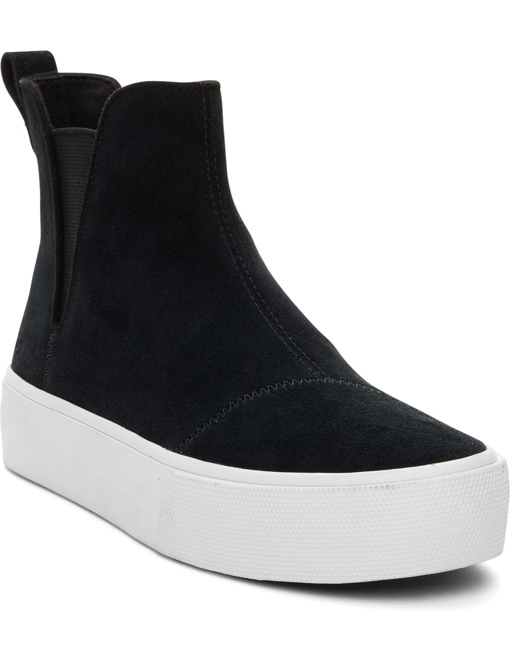 Leather Platform High Top Trainers image 6