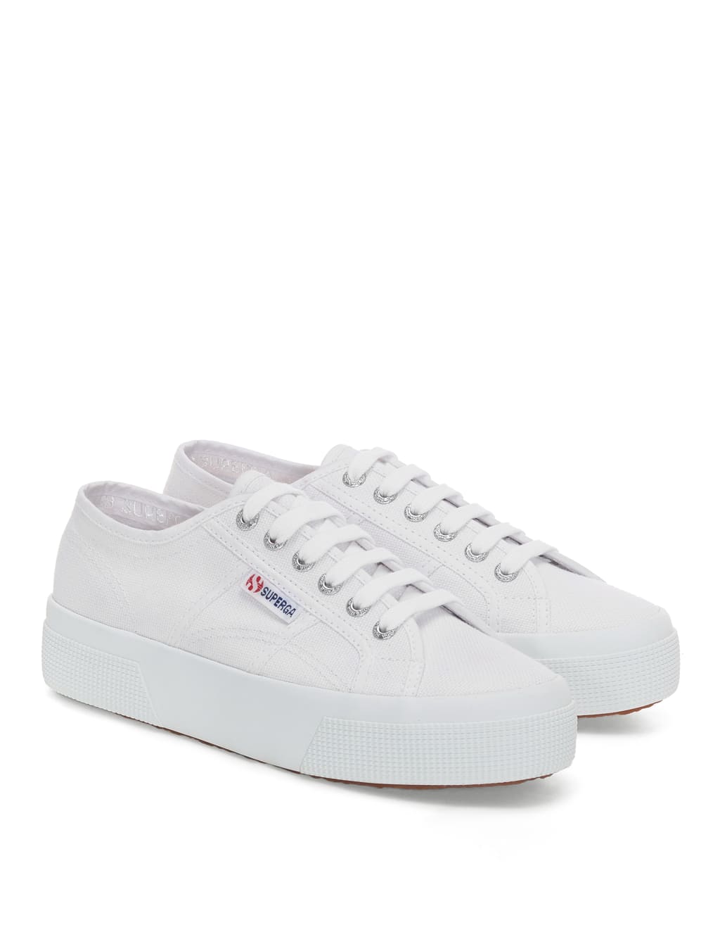 Women's White Trainers M&S