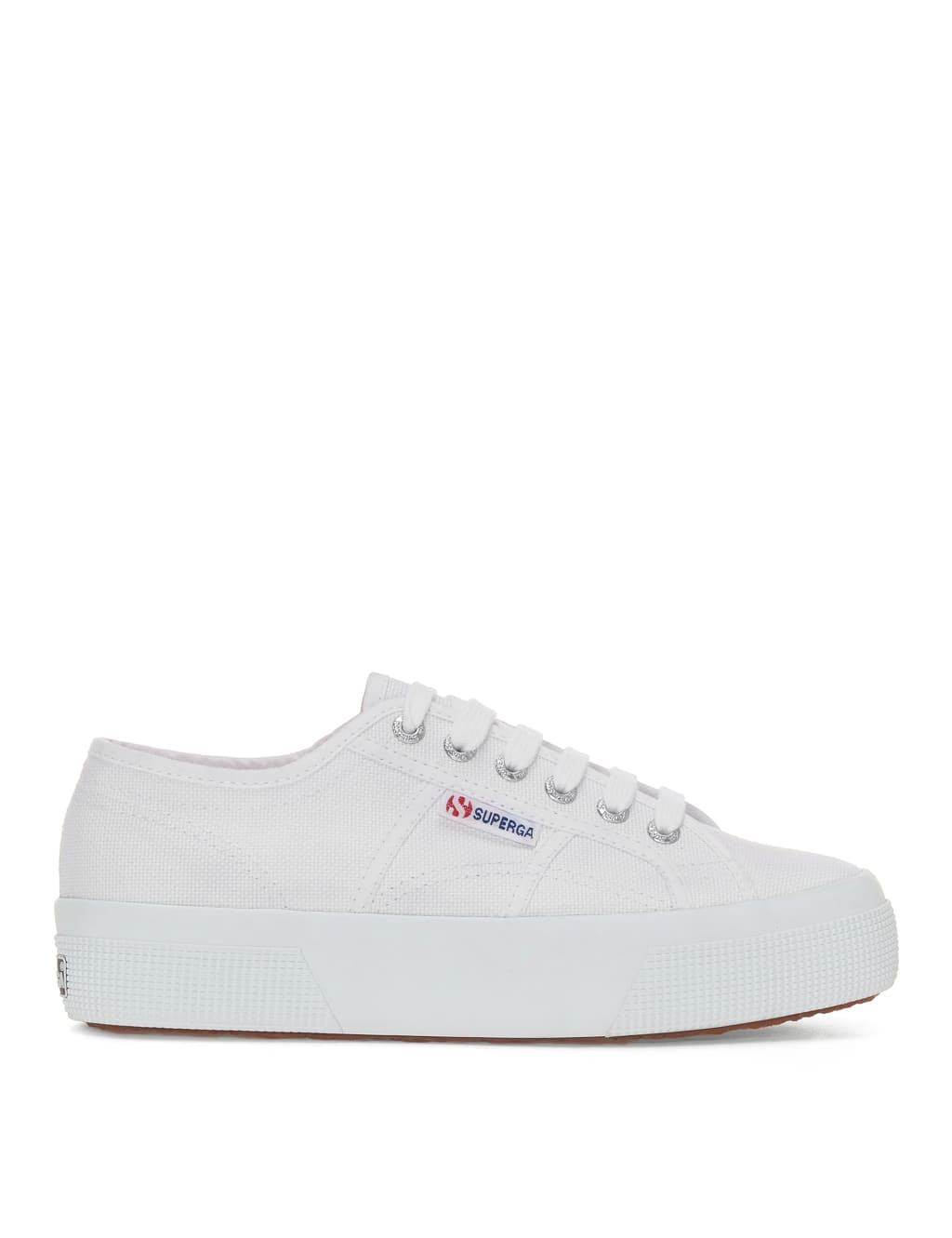 2740 Platform Canvas Lace Up Trainers