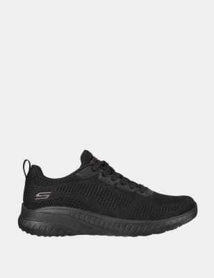 Skechers store platform trainers