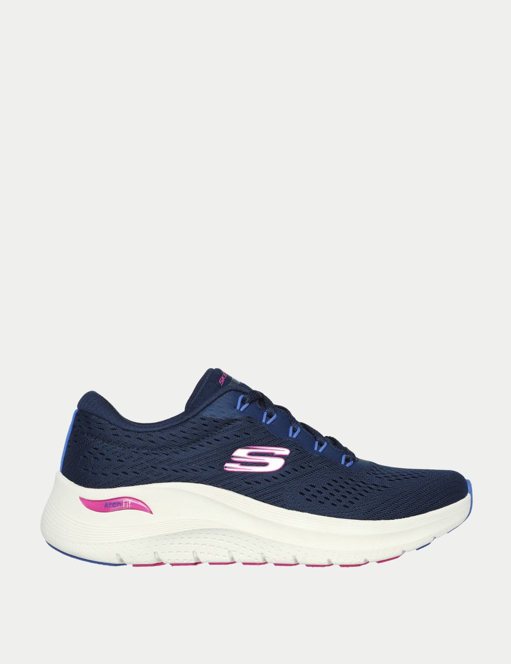 navy designer trainers womens