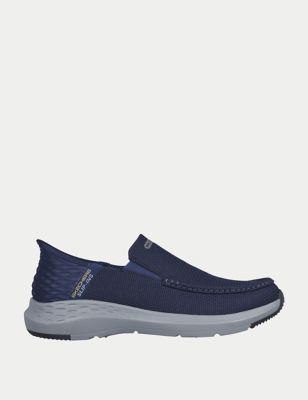 Skechers Mens Parson Ralven Slip-ins Trainers - 8 - Navy, Navy,Taupe