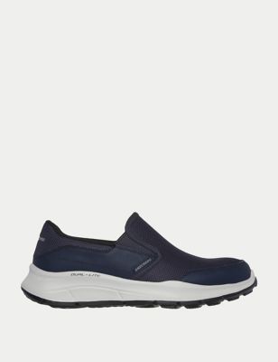 Skechers Mens Equalizer 5.0 Persistable Slip-On Trainers - 8 - Navy, Navy