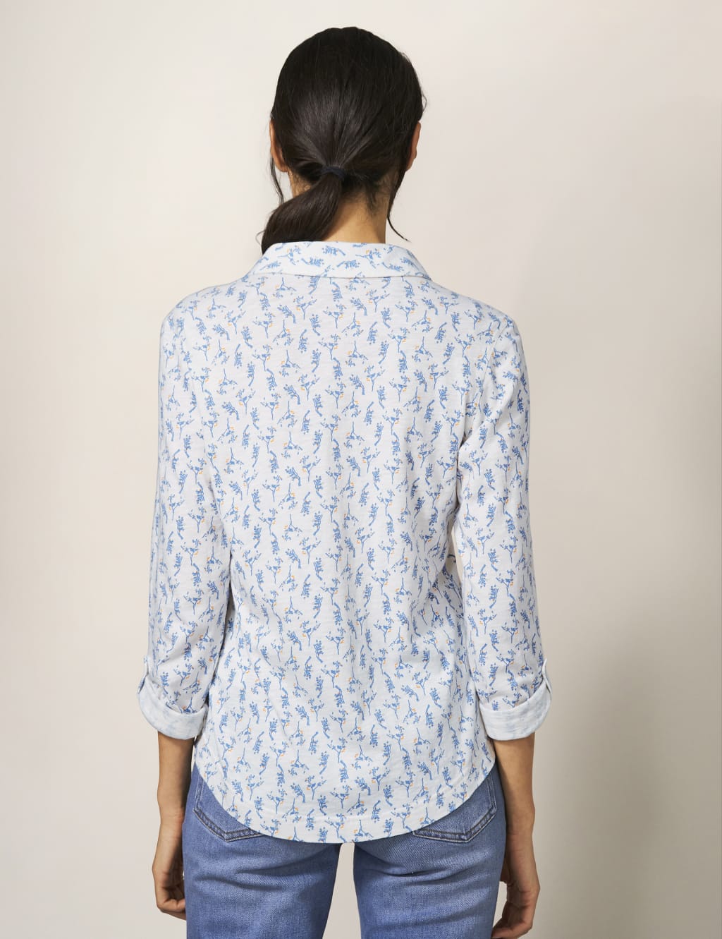 Jersey Printed 3/4 Sleeve Shirt image 2