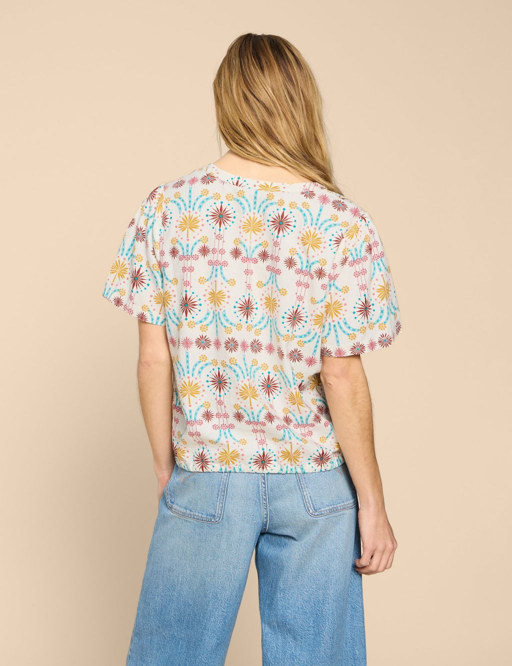 Linen Rich Printed Shirt image 3