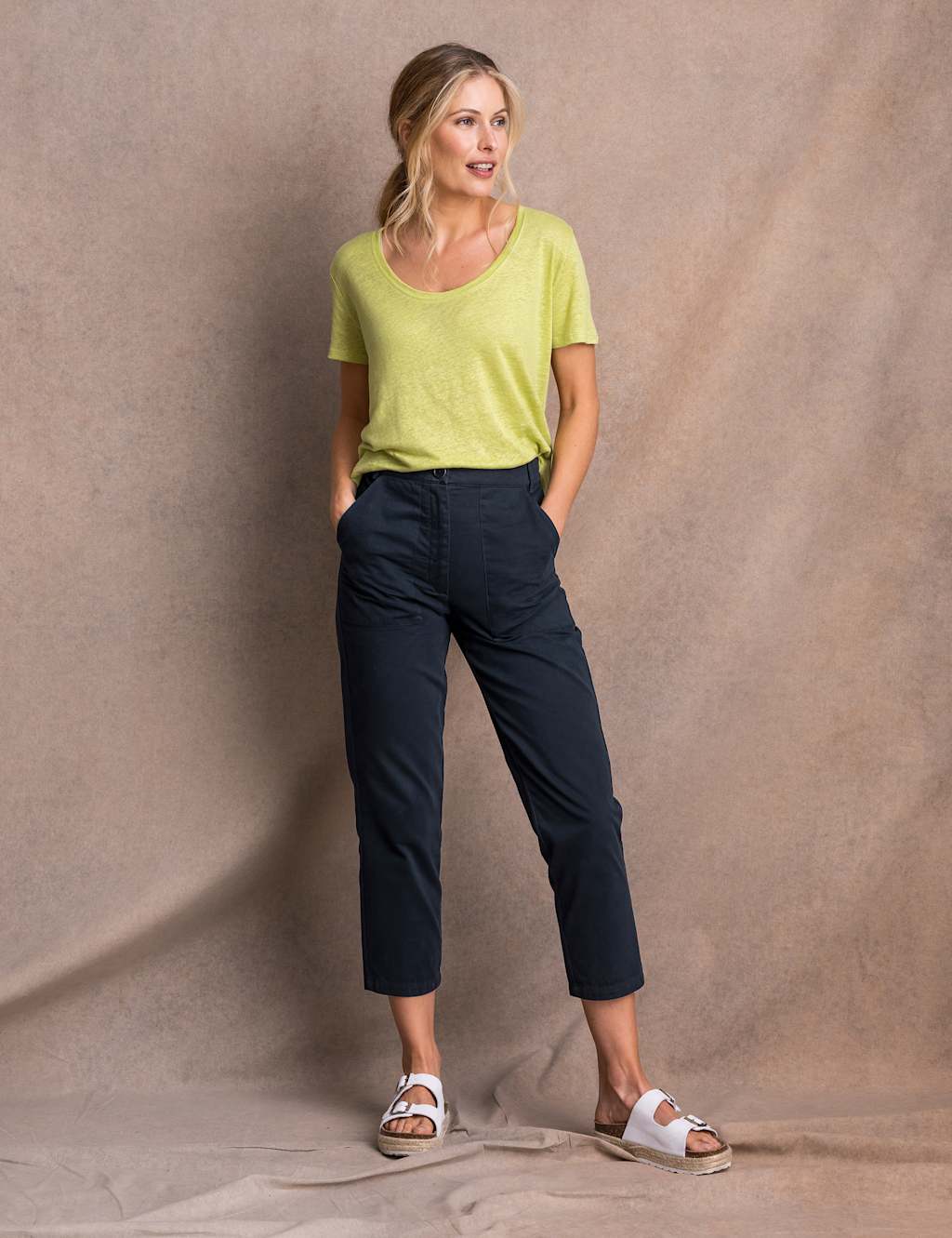 Linen Blend T-Shirt image 2