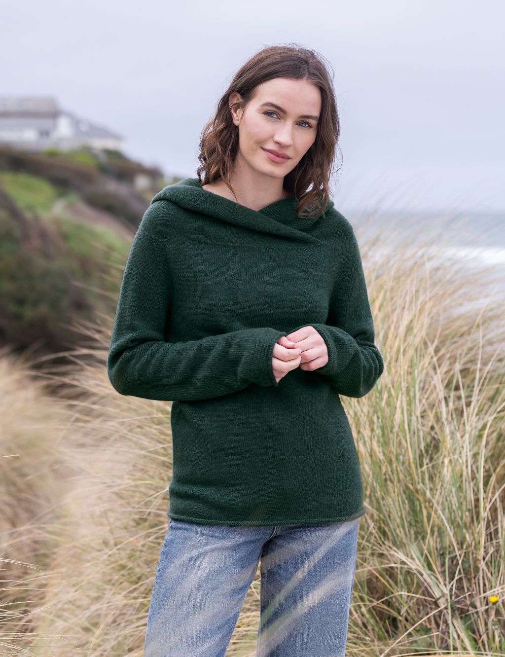 Pure Wool Collared Jumper image 4