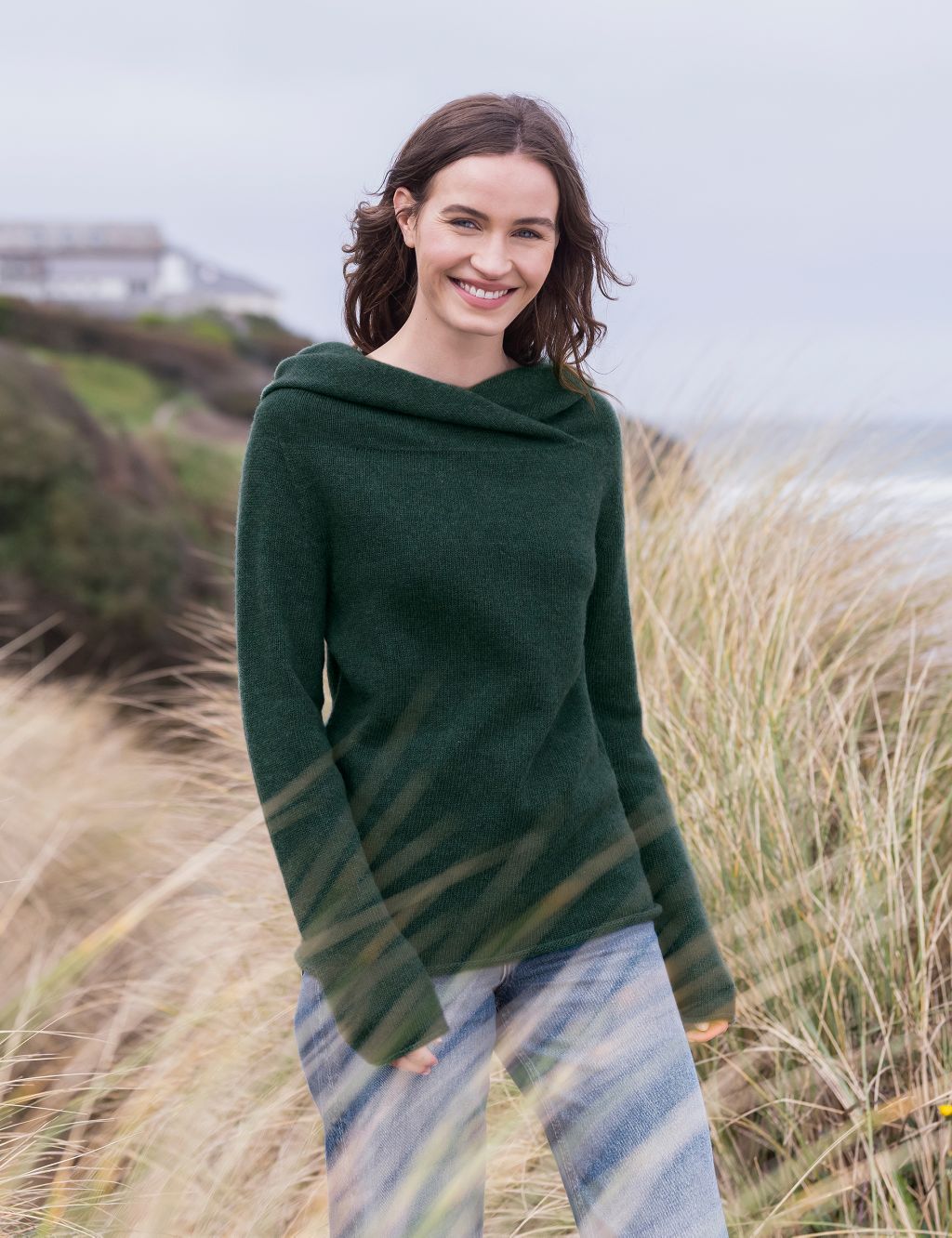 Pure Wool Collared Jumper image 7