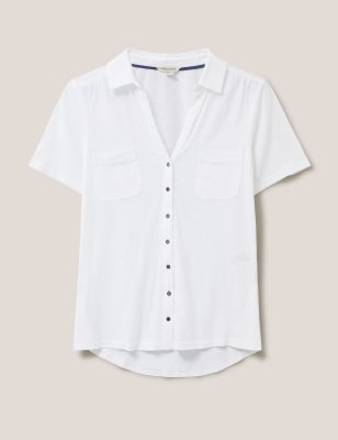 Marks and spencer ladies white clearance shirt