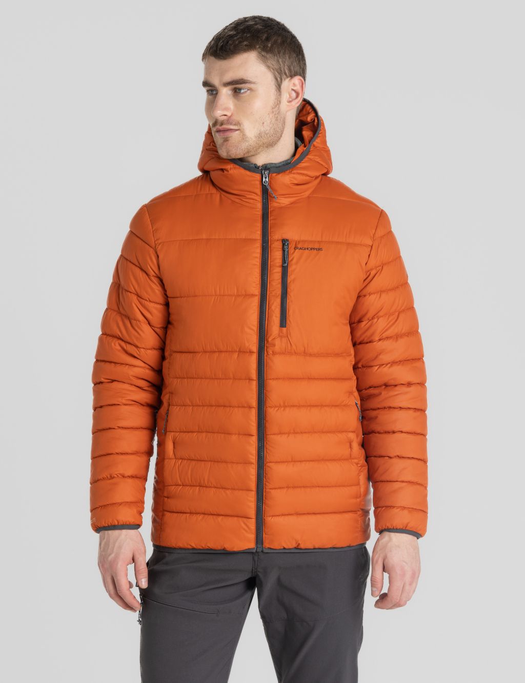 Water Repellent Hooded Puffer Jacket