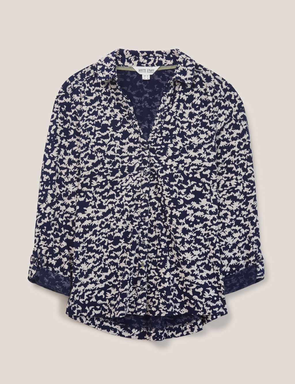 Jersey Printed Collared Shirt image 2