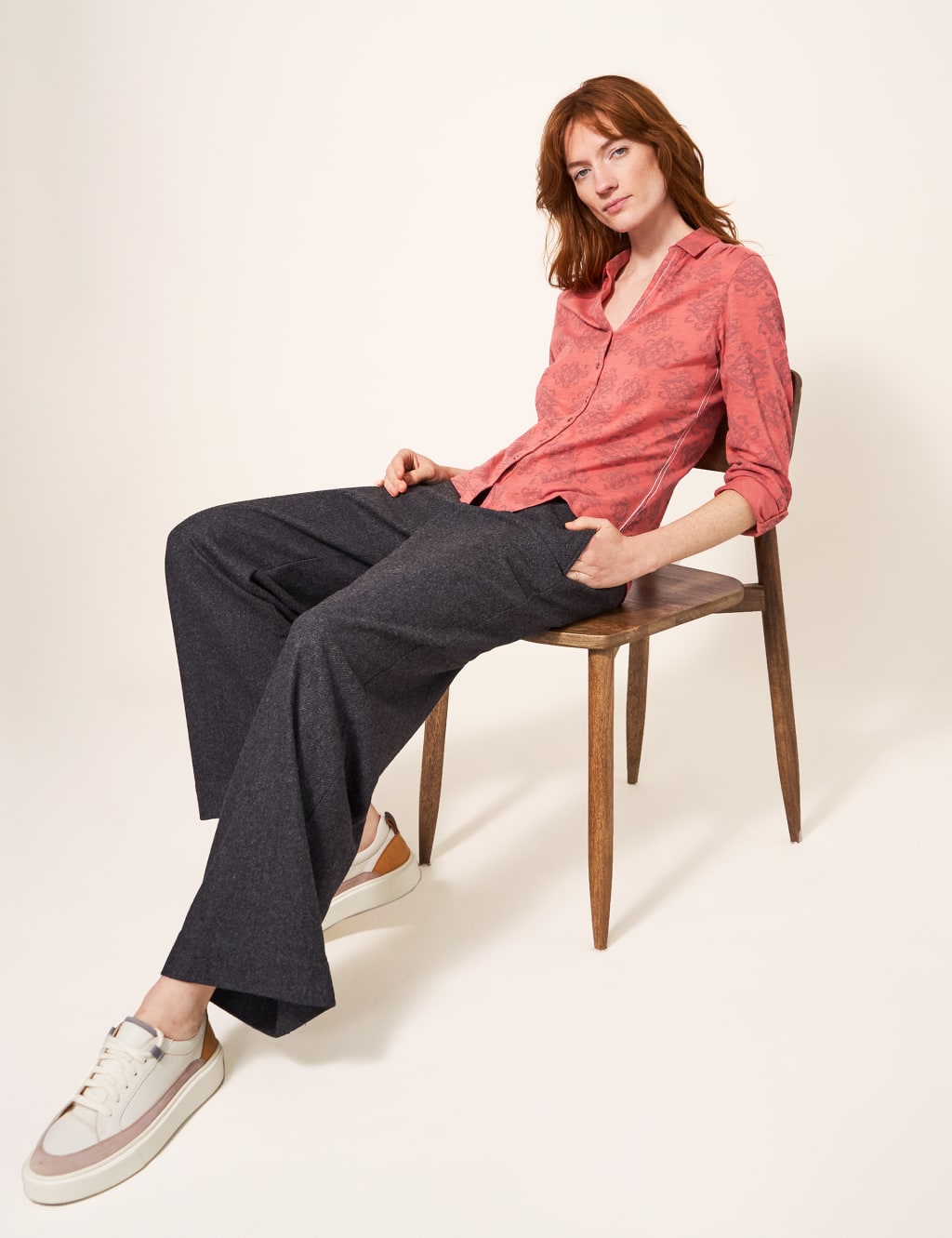 Pure Cotton Printed Collared Shirt image 3