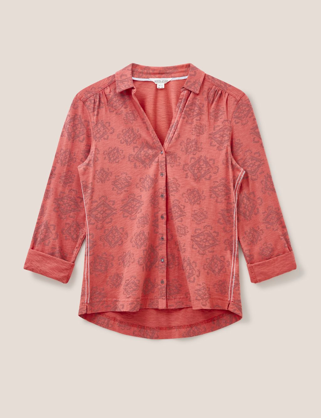 Pure Cotton Printed Collared Shirt image 2