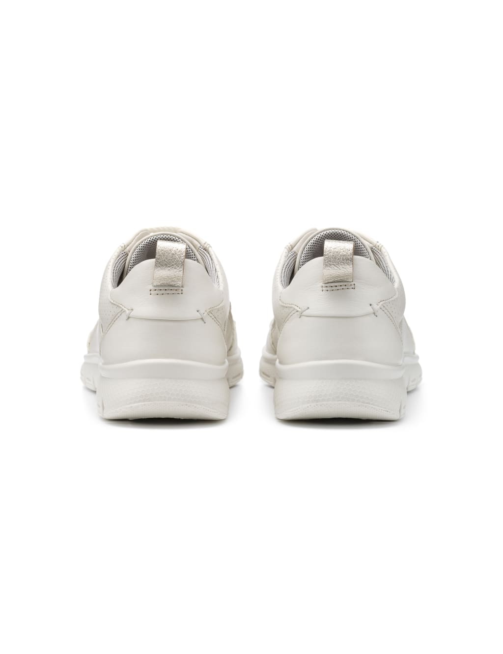 Wide Fit Leather Lace Up Trainers image 3