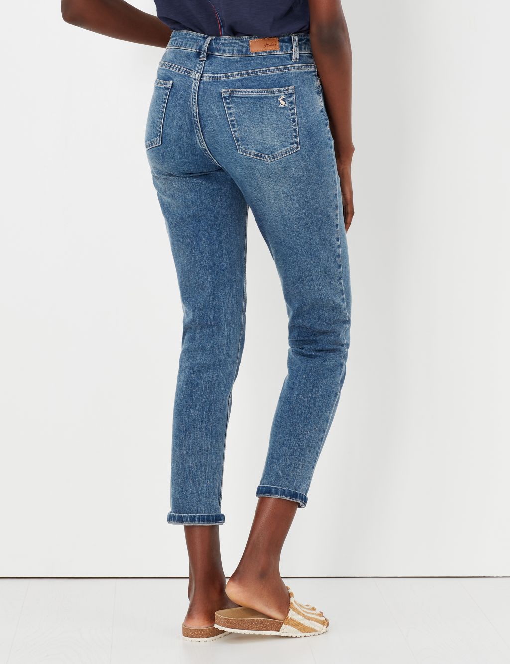 High Waisted Tapered Jeans image 4