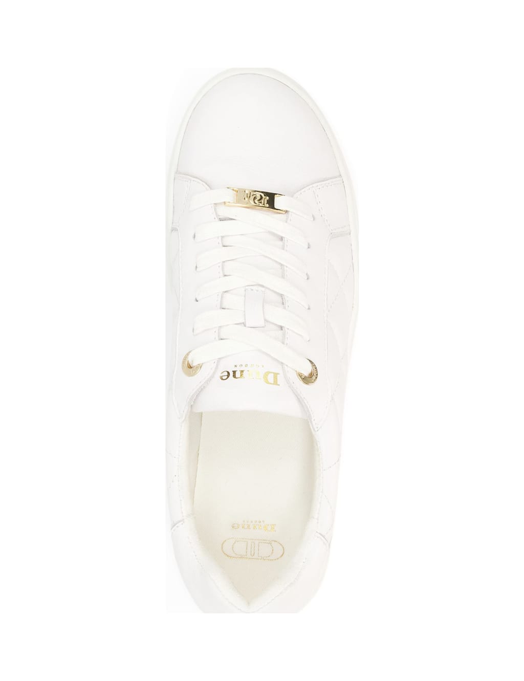 Leather Lace Up Trainers image 3