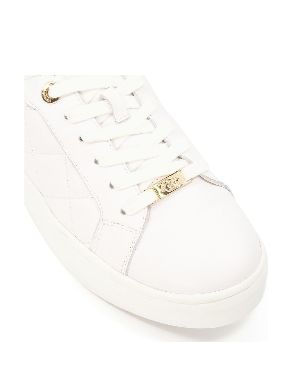 Leather Lace Up Trainers image 4
