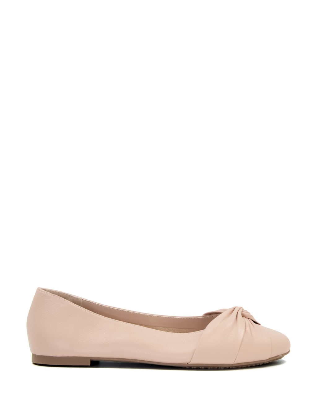 Leather Flat Ballet Pumps image 1