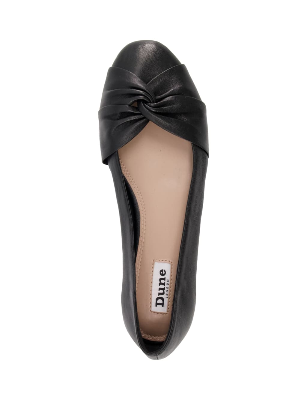 Leather Flat Ballet Pumps image 3