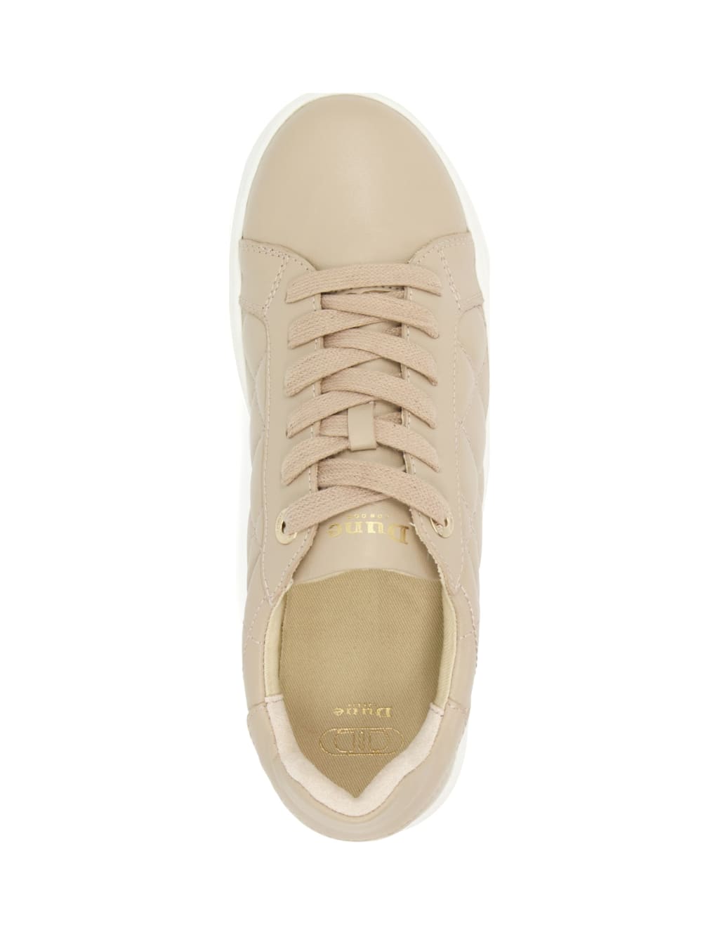 Leather Lace Up Trainers image 3