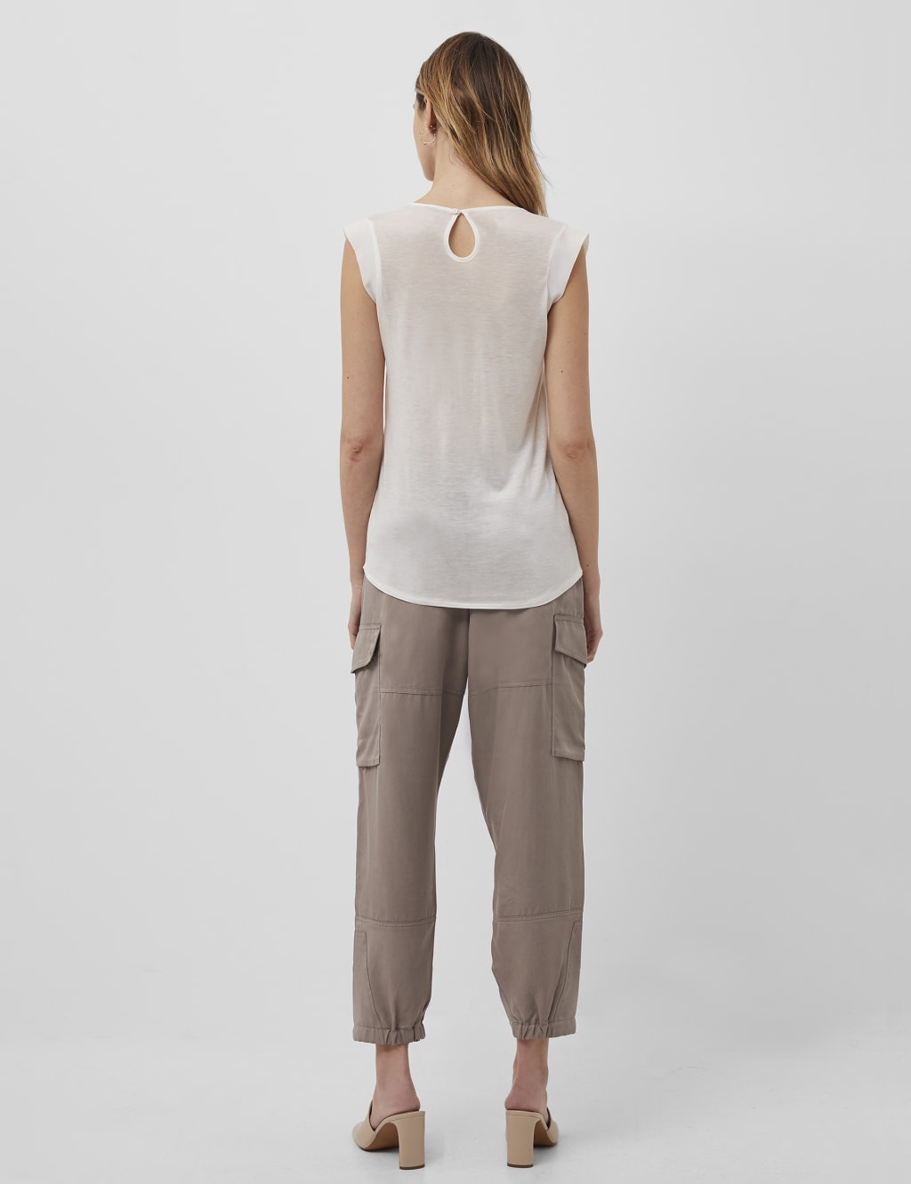 Round Neck Relaxed Blouse image 4