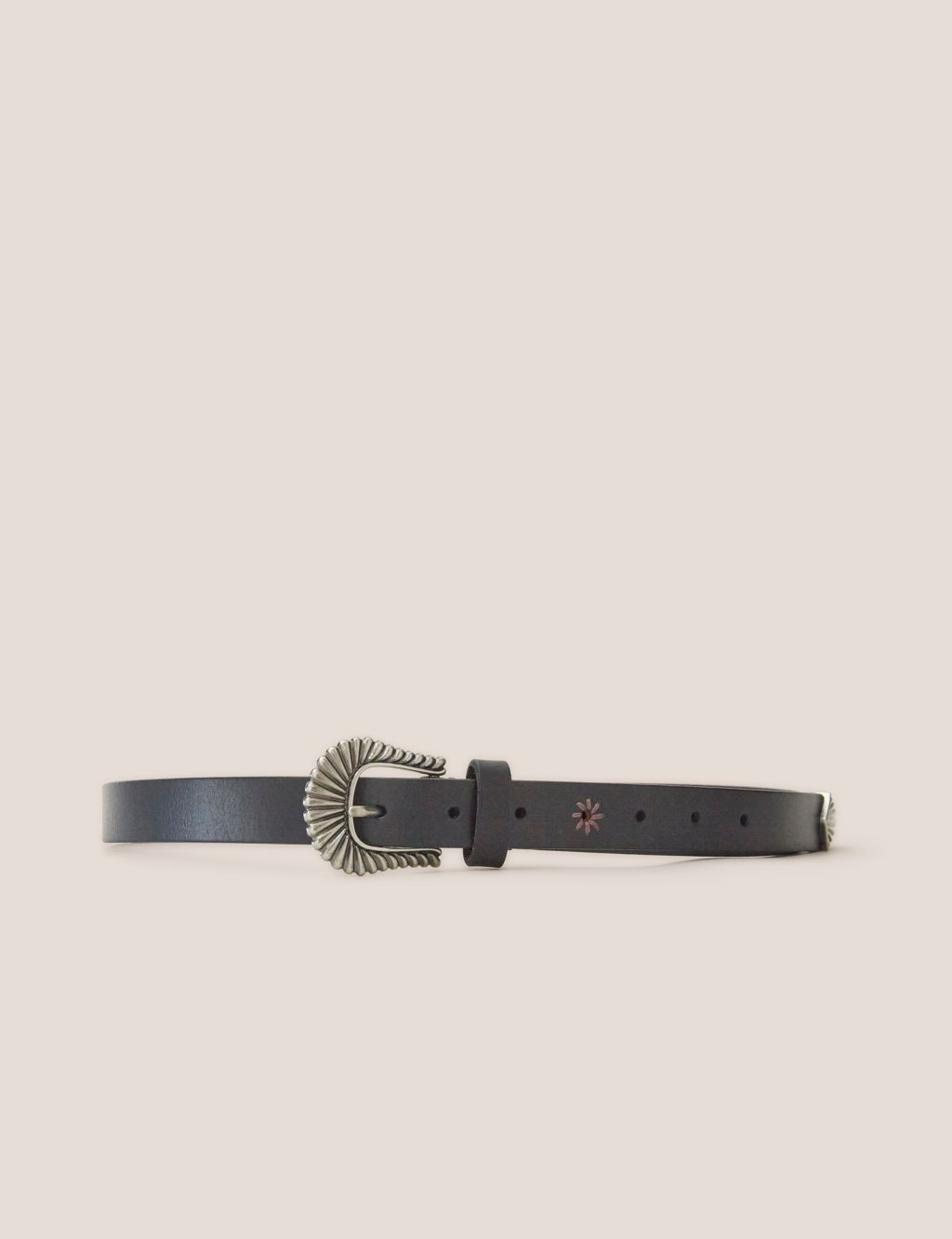 Leather Skinny Waist Belt image 3