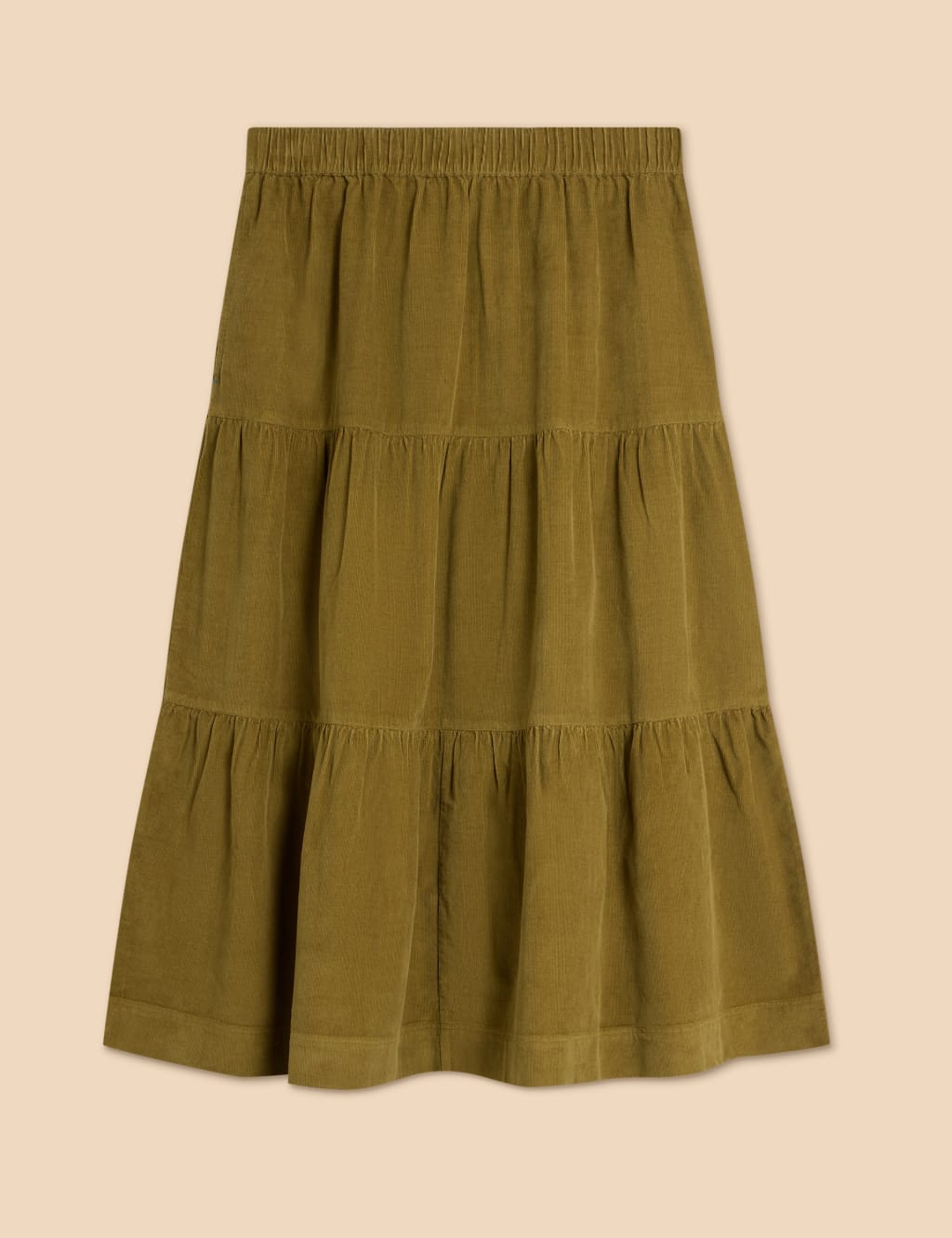 H and m yellow skirt store