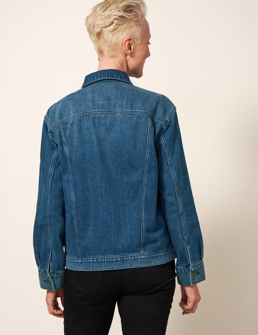 Marks and spencer denim jacket clearance