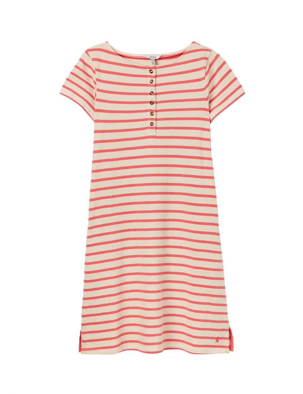 Pure Cotton Striped T-Shirt Dress image 2