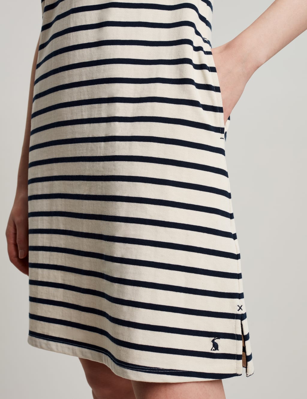 Pure Cotton Striped T-Shirt Dress image 4