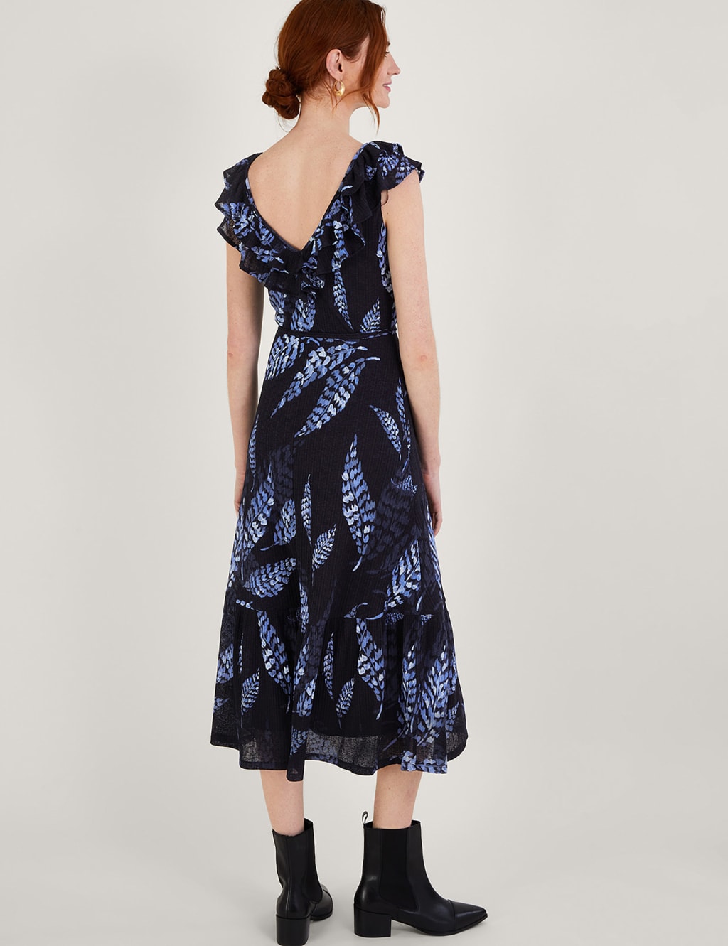 Waisted Midi Dress main image 0