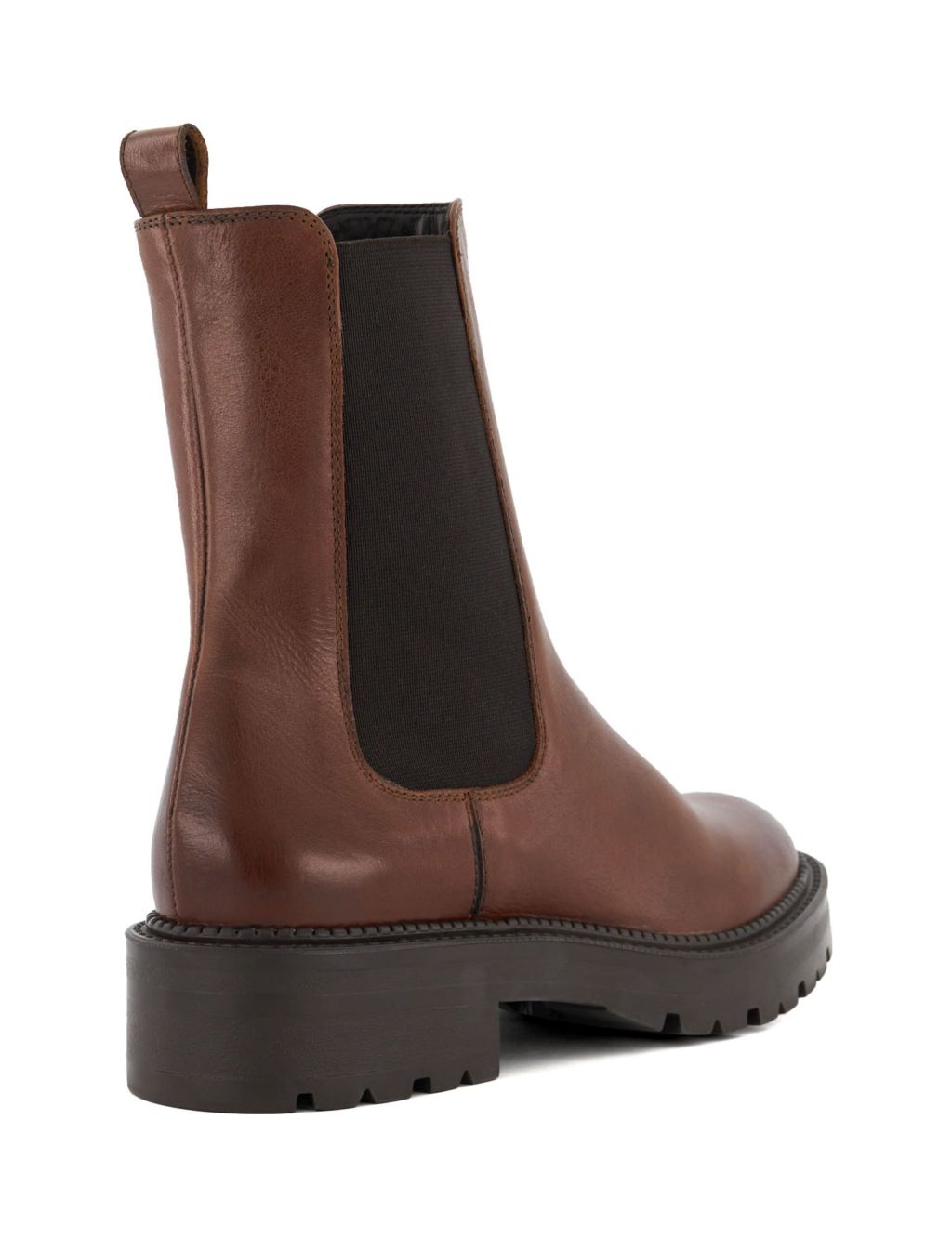 Leather Chunky Chelsea Ankle Boot image 3