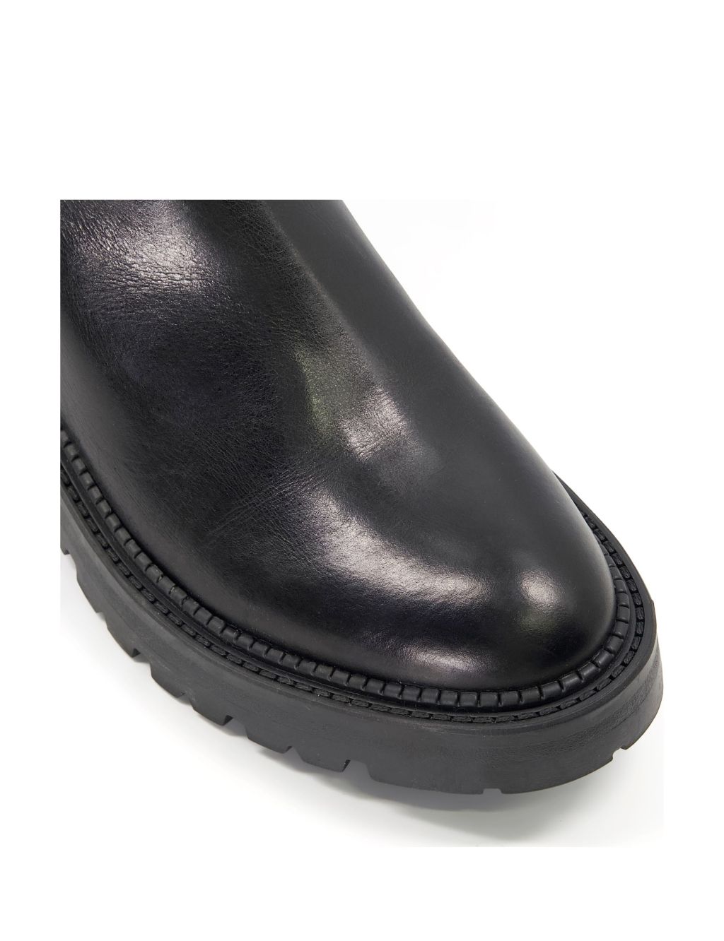 Leather Chunky Chelsea Ankle Boot image 2