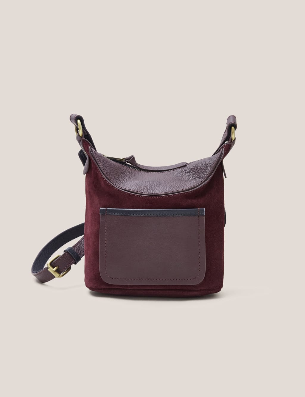 Suede Animal Print Mini Cross Body Bag image 1
