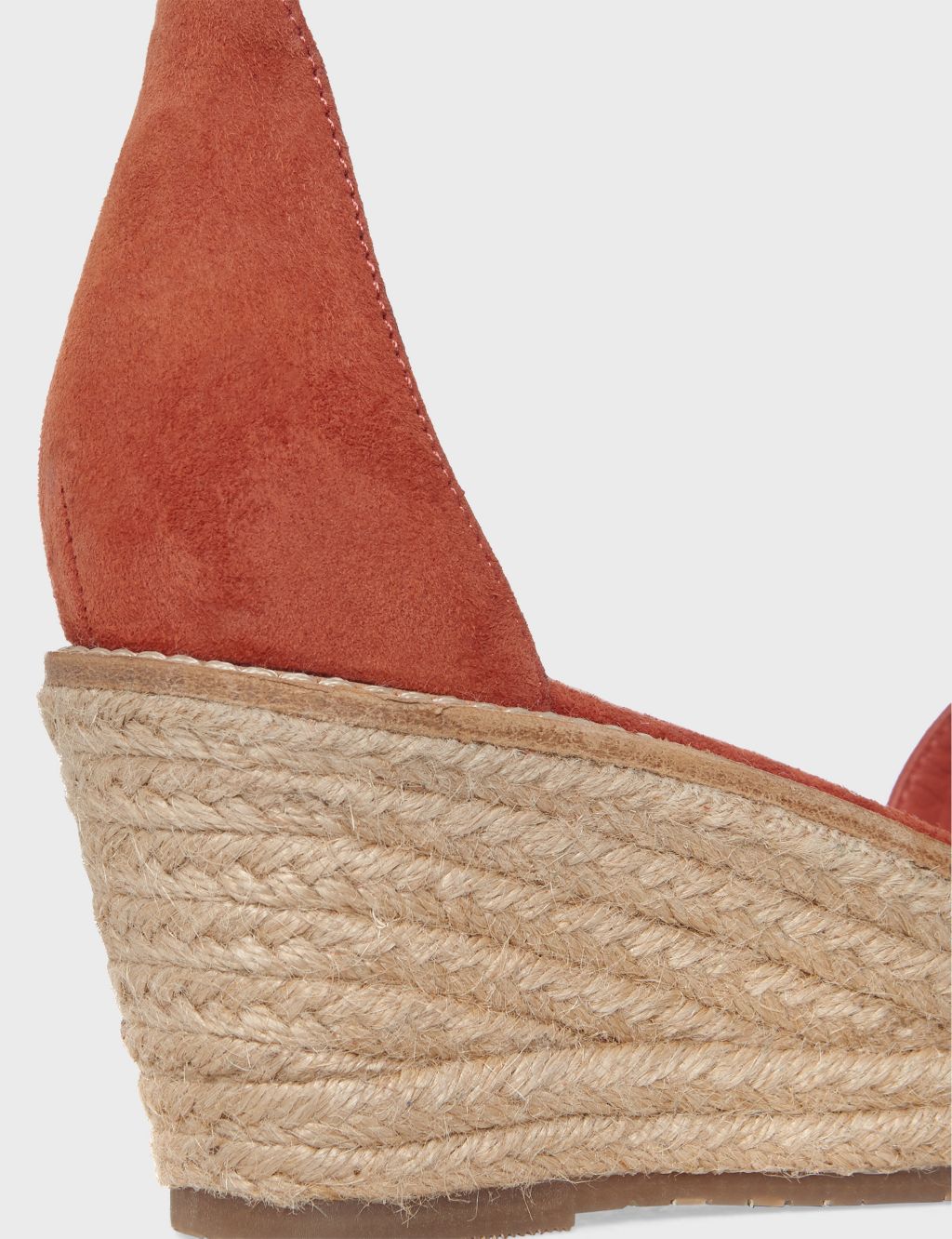 Suede Ankle Strap Wedge Espadrilles image 5