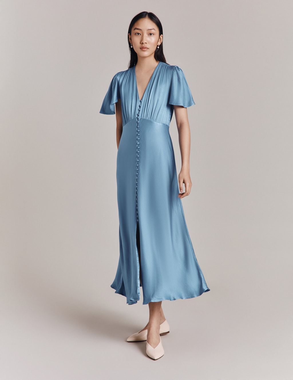 Halter neck dress · Bluish Grey · Smart / Dresses And Jumpsuits