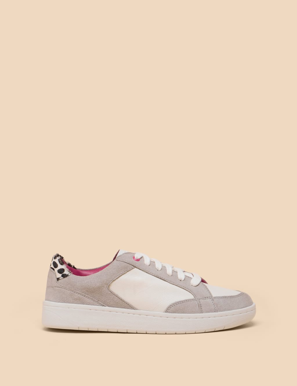 Marks and spencer womens white trainers on sale