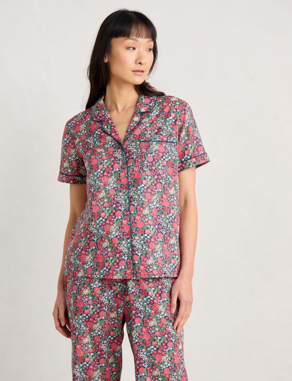 Pure Cotton Bird Print Pyjama Set