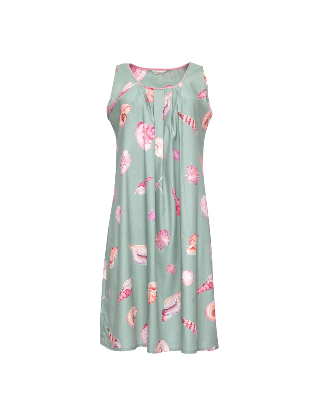 Cotton Rich Shell Print Short Chemise image 2